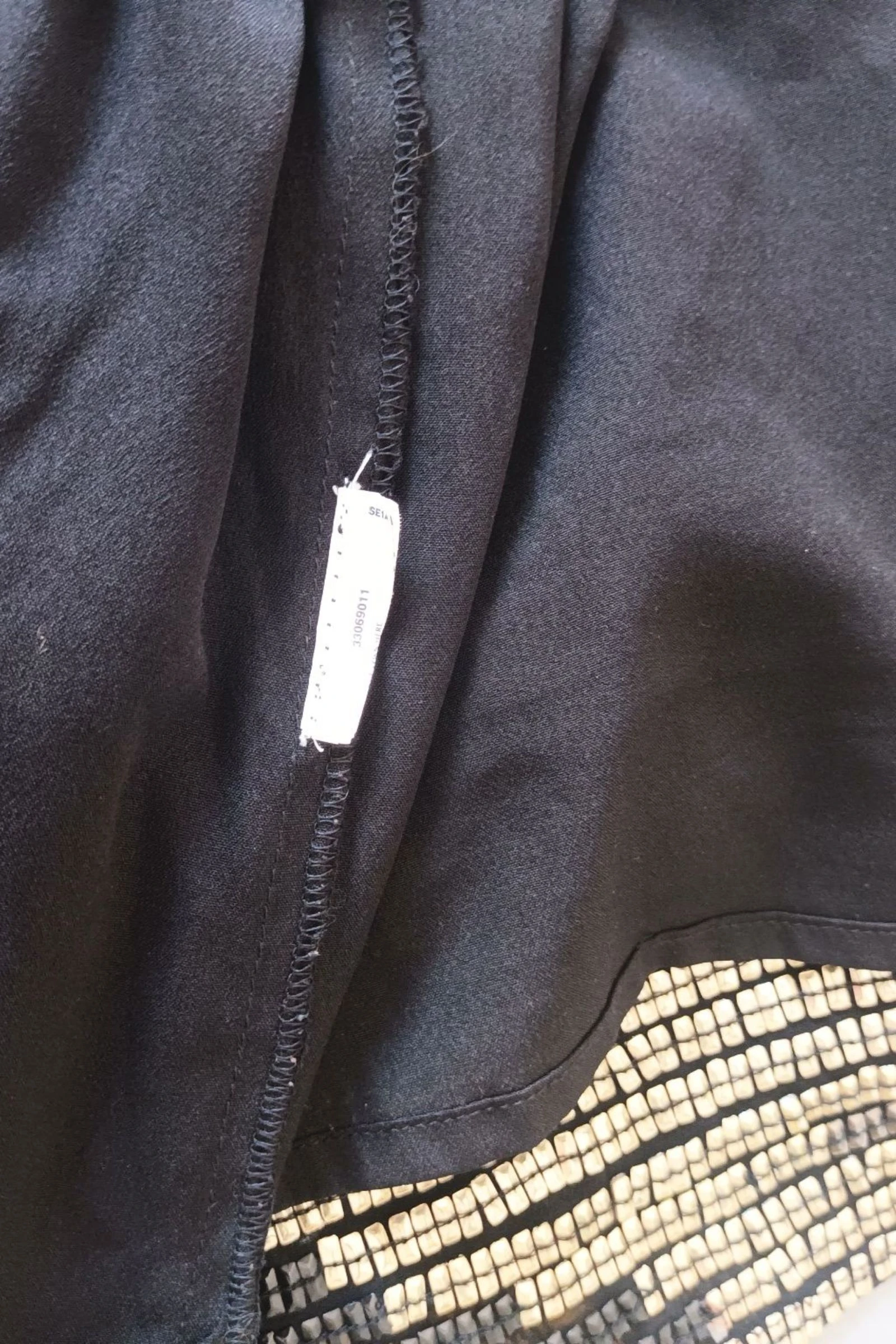Spectaculaire mini-rok met pailletten en strass T.S – photo 11